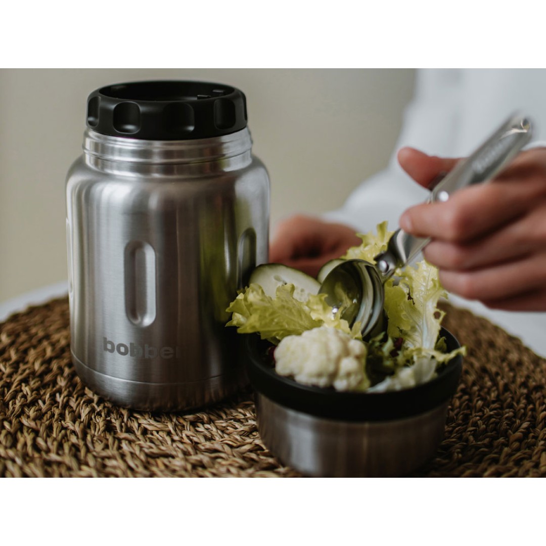 Термос для еды, вакуумный, бытовой, тм "bobber". Объем 0.7 литра. Артикул Jerrycan-700 Glossy