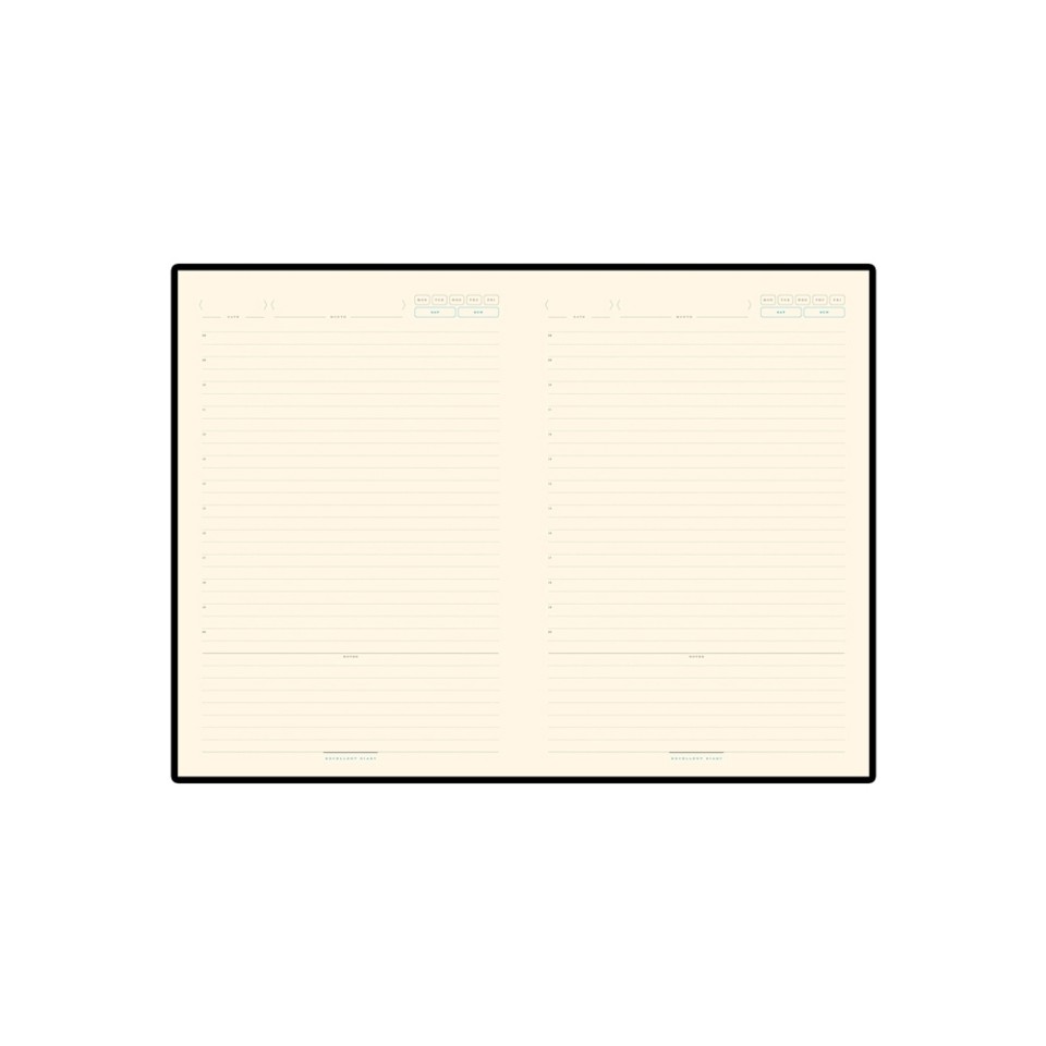 Ежедневник А5 недатированный «Bridge», синий ультра/серебристый