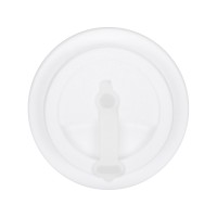 Пластиковый стакан Take away с двойными стенками и крышкой с силиконовым клапаном, 350 мл, белый