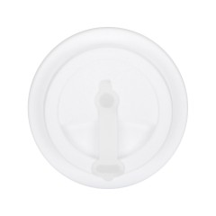 Пластиковый стакан Take away с двойными стенками и крышкой с силиконовым клапаном, 350 мл, белый