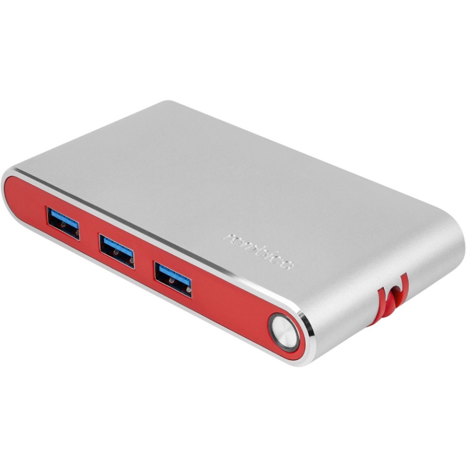 Хаб USB Rombica Type-C Hermes Red (Р)