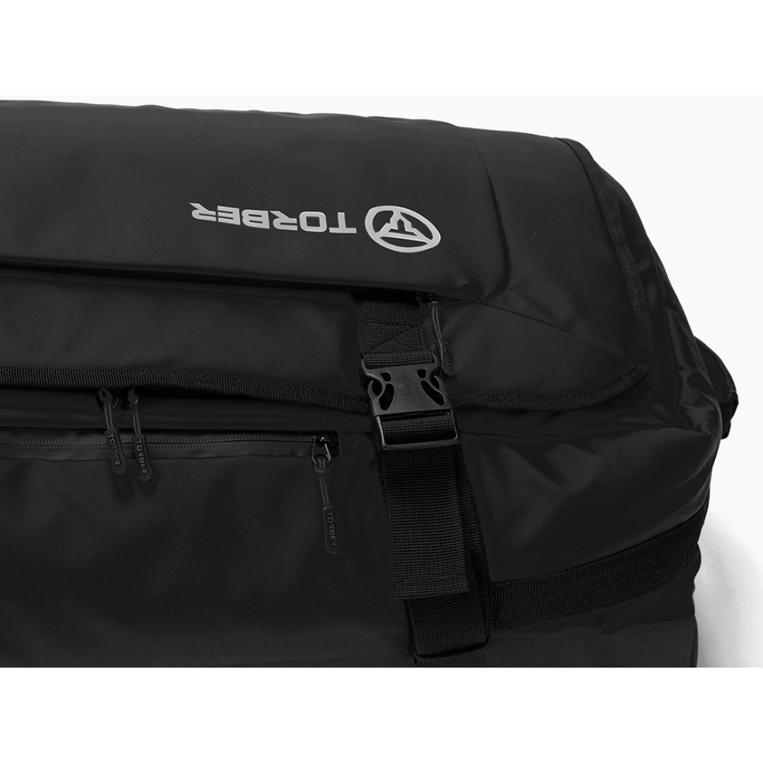 Сумка на колесах TORBER Mobi, чёрный, полиэстер 900D с PU покрытием, 70 х 41 х 28,5 см, 81 л