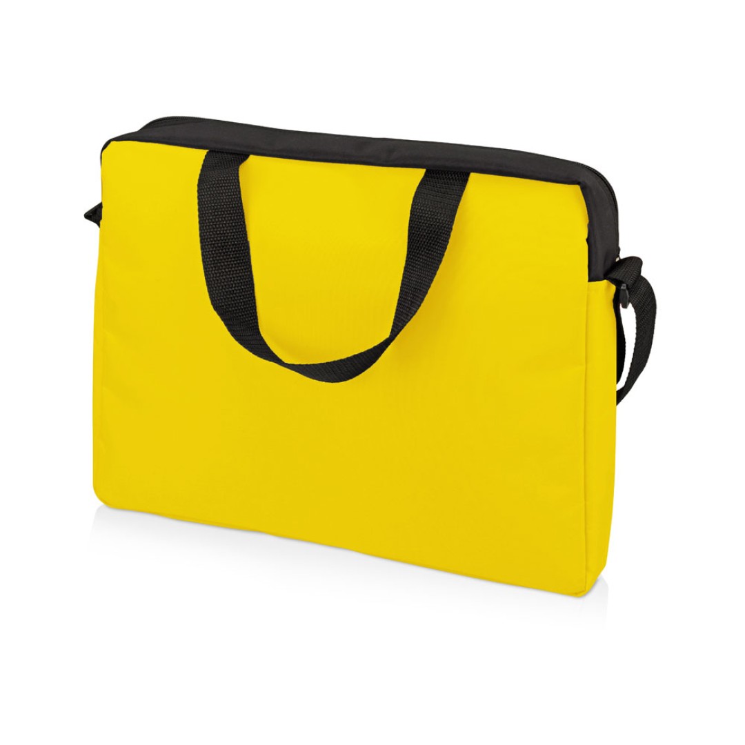 Конференц сумка для документов "Congress", желтый/черный