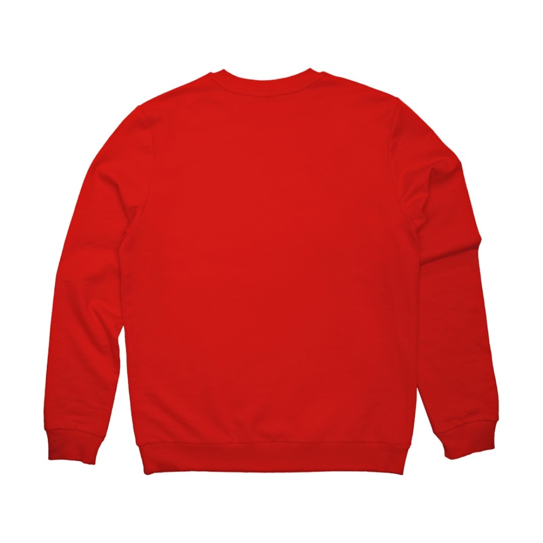 Свитшот "Motion" унисекс с начесом, красный