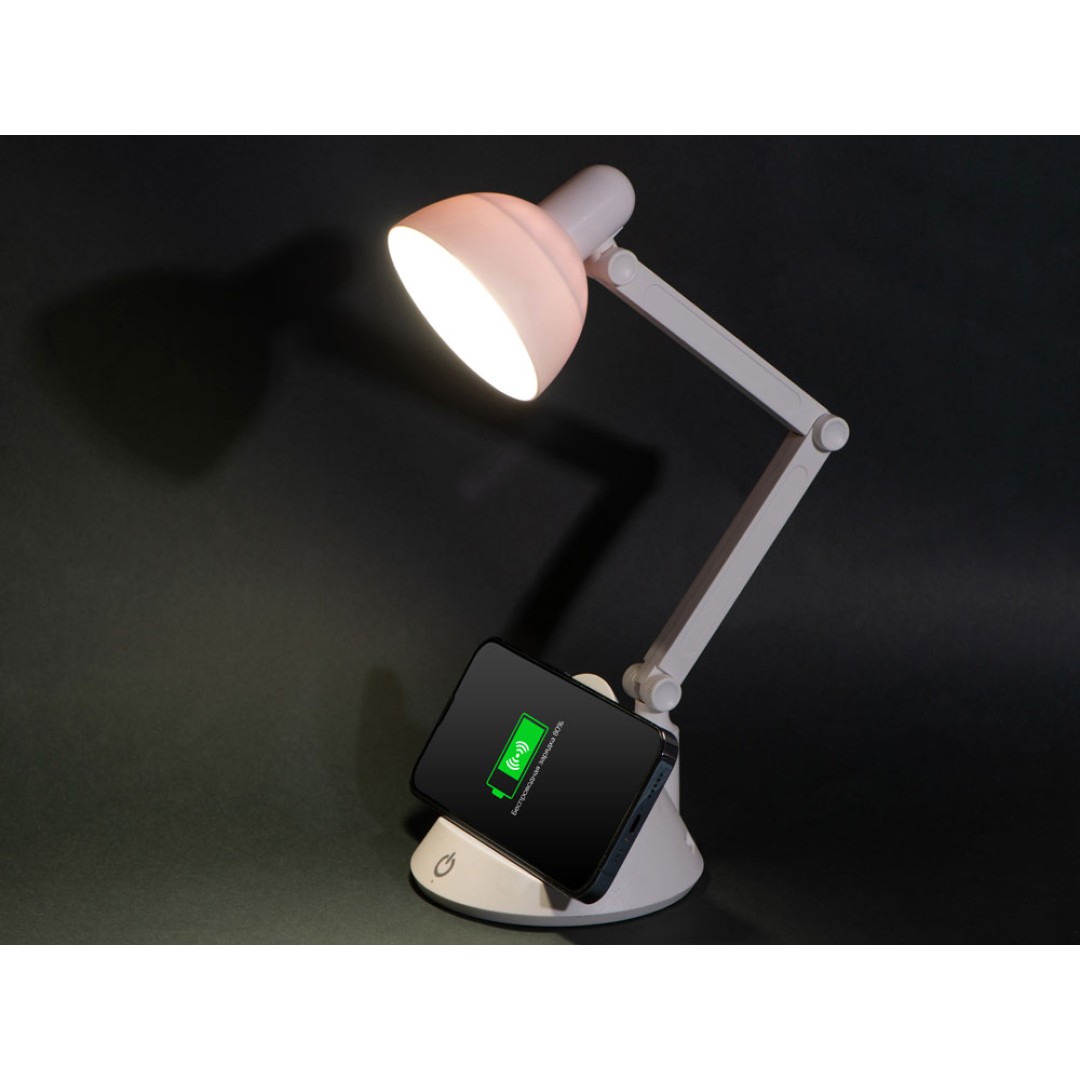 Настольный светильник с функцией беспроводной зарядки "Bendy"