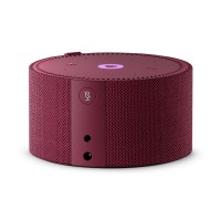 Умная колонка ЯНДЕКС Станция Мини с часами, 10 Вт, с Алисой, цвет: красный (YNDX-00020R)