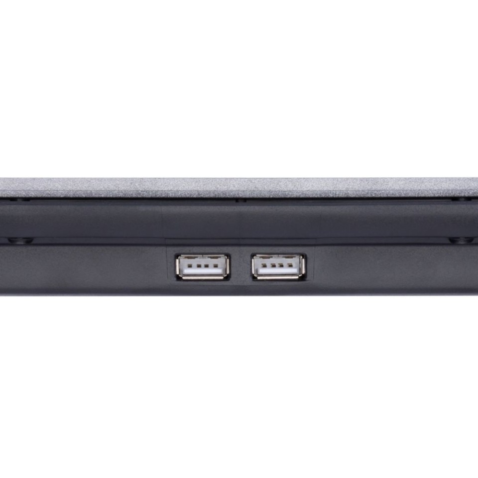 Охлаждающая подставка 5555 для ноутбуков до 15,6", серебристый