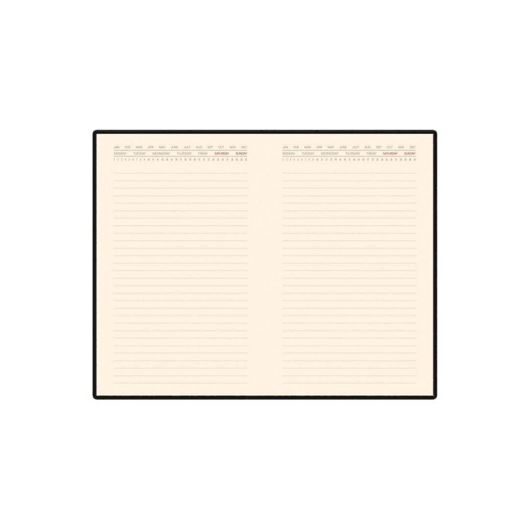 Ежедневник недатированный А5 "Marseille", черный