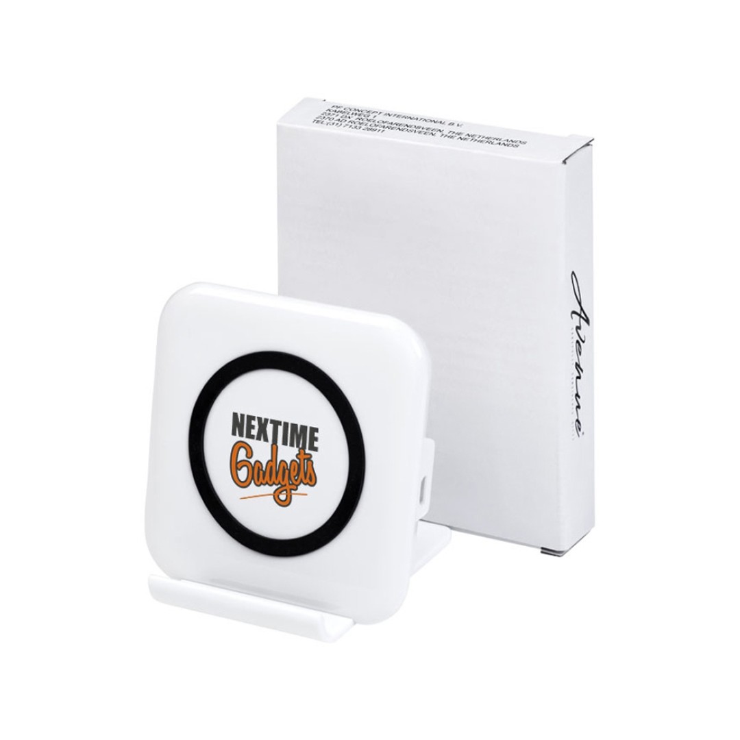 Беспроводная зарядка-подставка для смартфона «Catena», белый