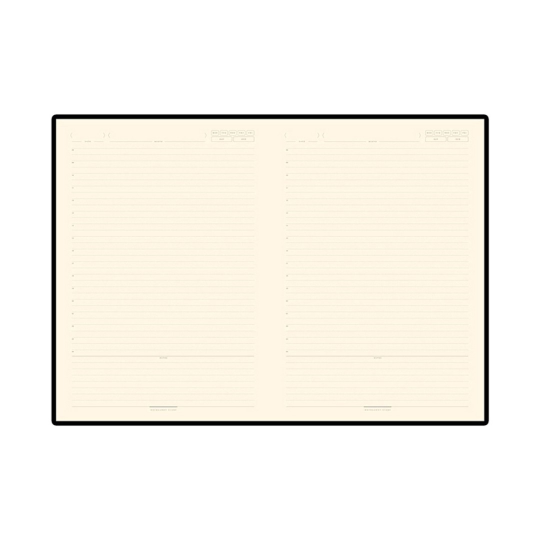 Ежедневник В5 недатированный «Leggenda», темно-синий NAVY