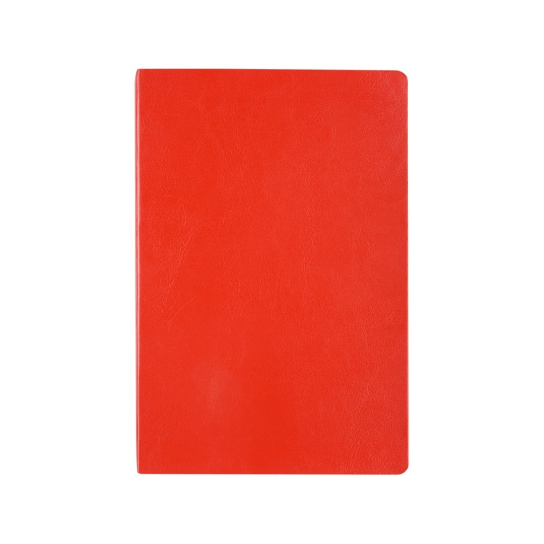 Ежедневник недатированный А5 "Megapolis Nebraska Flex", красный с золотым обрезом (Р)