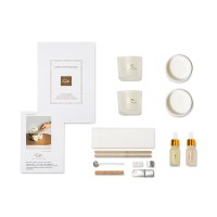 Набор для создания 2-х ароматических свечей: амбра и табак/маракуйя, сандал и пачули