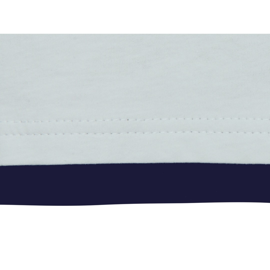 Футболка «Rotterdam» мужская, жемчужный/темно-синий