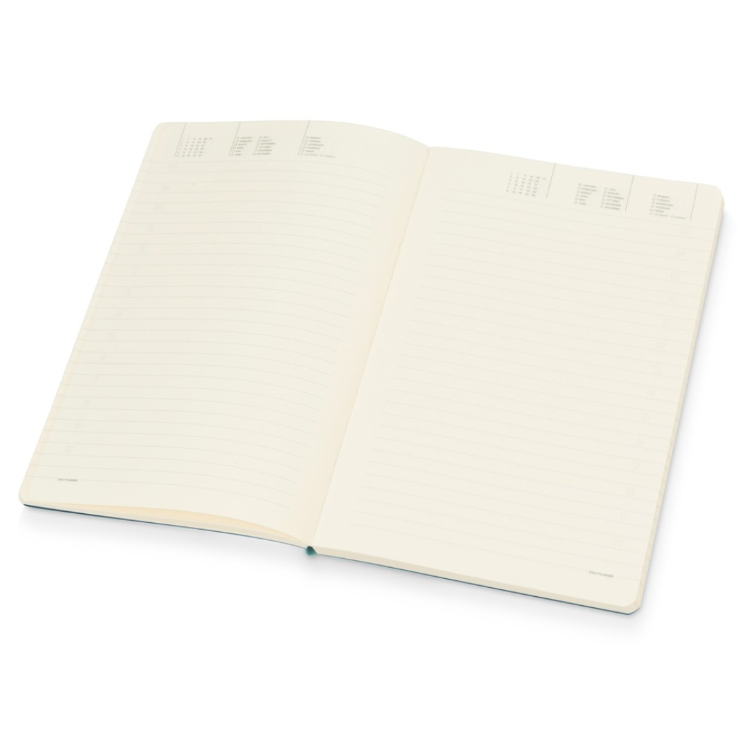 Ежедневник А5 недатированный «Megapolis Flex», морская волна (Р)