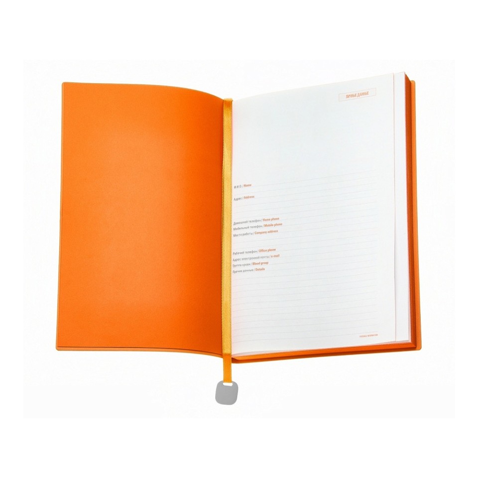 Ежедневник А5 недатированный «Mercury», темно-синий