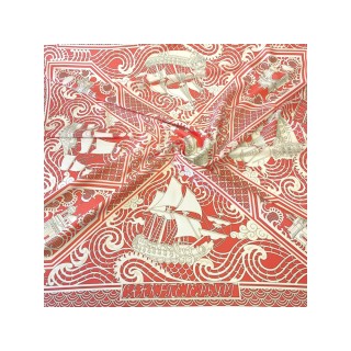 Платок "Русская резьба по кости"