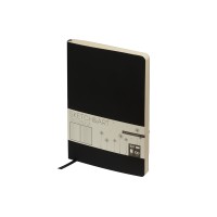 Скетчбук "Sketch & Art" в мягком переплете 140х210 мм, 100 л. бежевой бумаги 100 гр., черный
