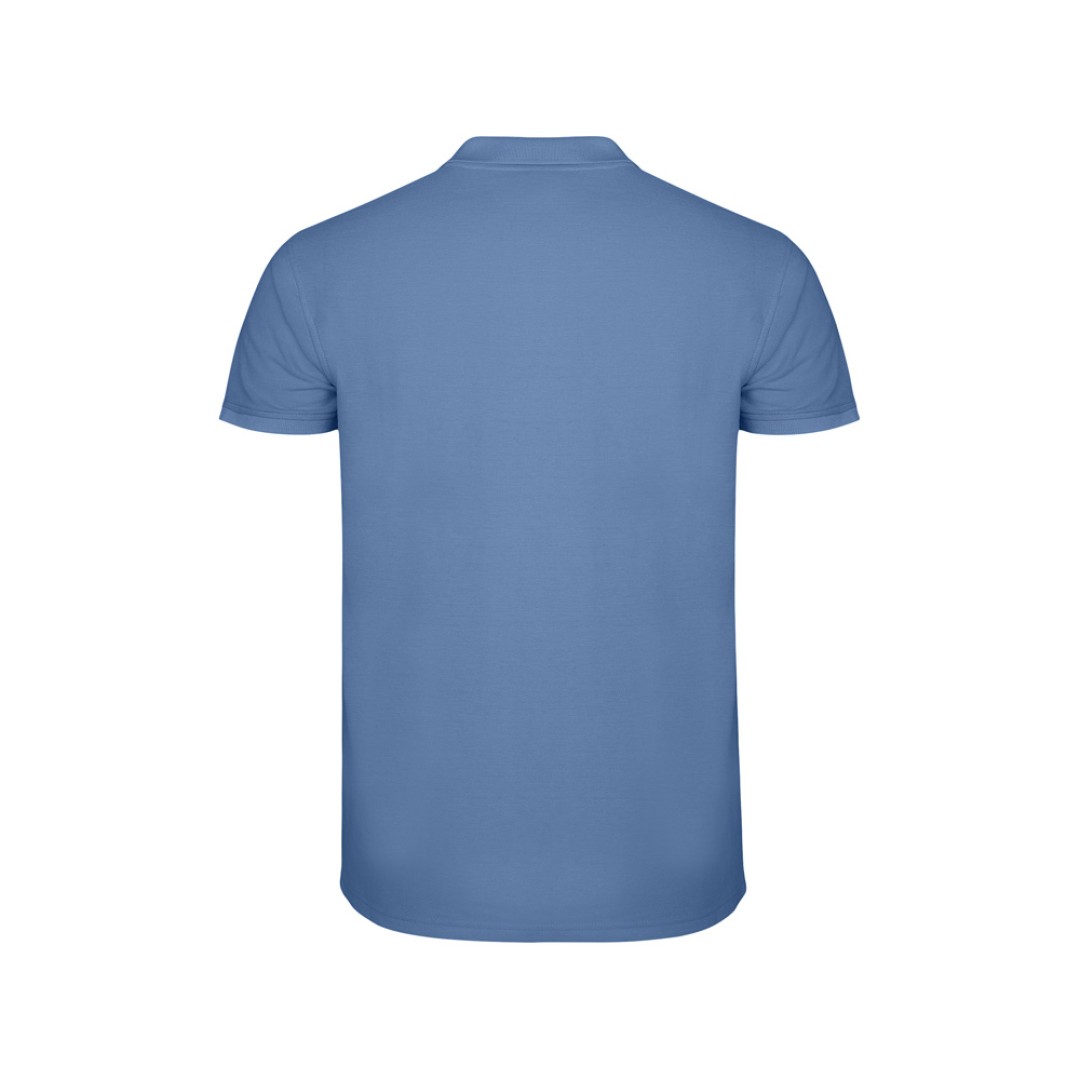 Рубашка поло "Star" мужская, лазурно-голубой