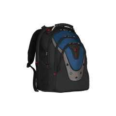 Рюкзак Ibex WENGER 17", черный/синий, полиэстер/ПВХ, 37 x 26 x 47 см, 23 л