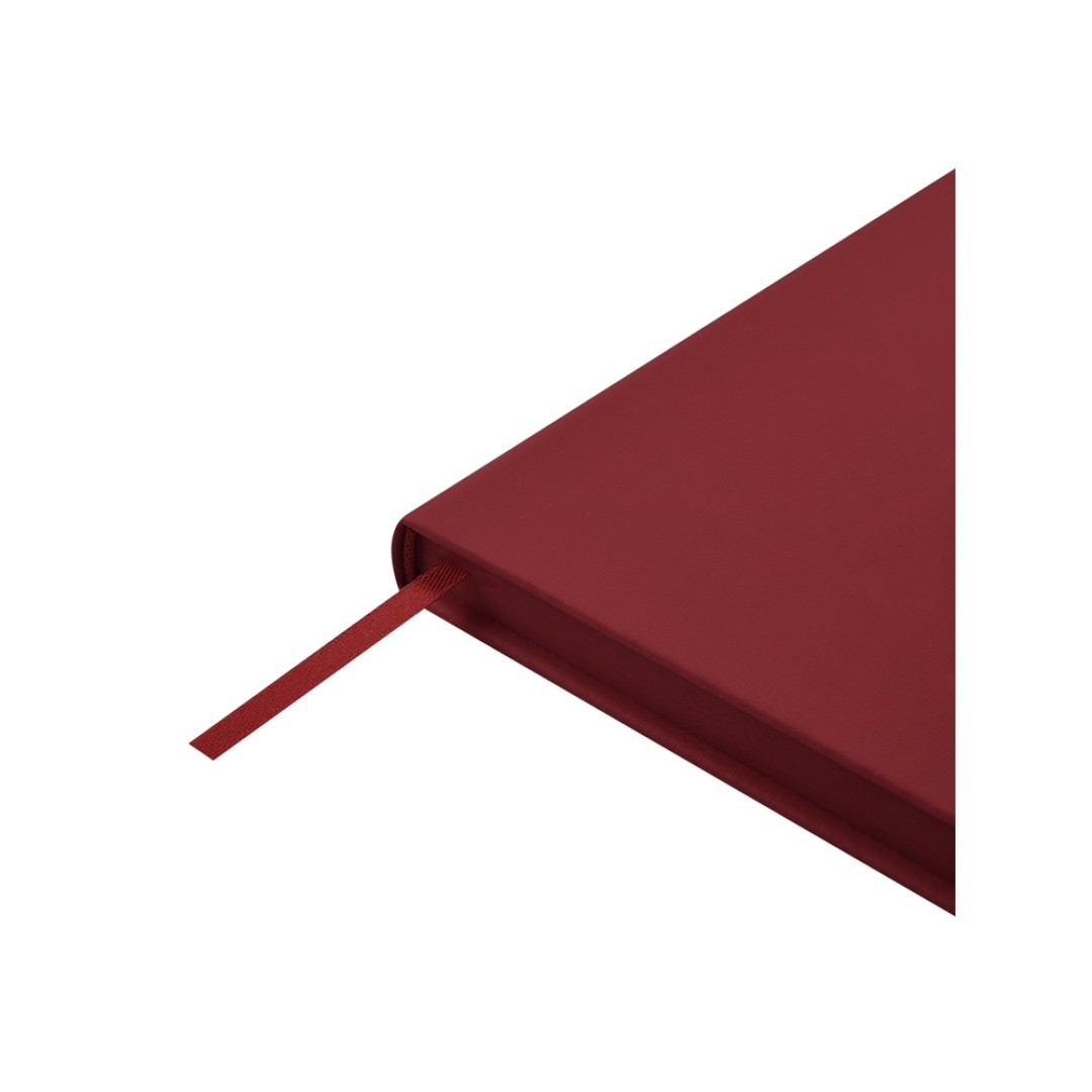 Ежедневник А5 "Megapolis Color" soft-touch, бордовый