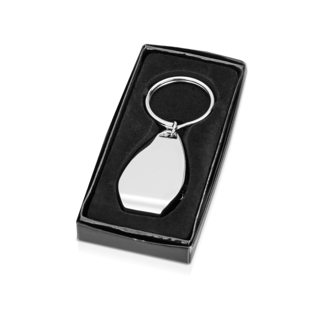 Брелок-открывалка "Всегда с собой", серебристый