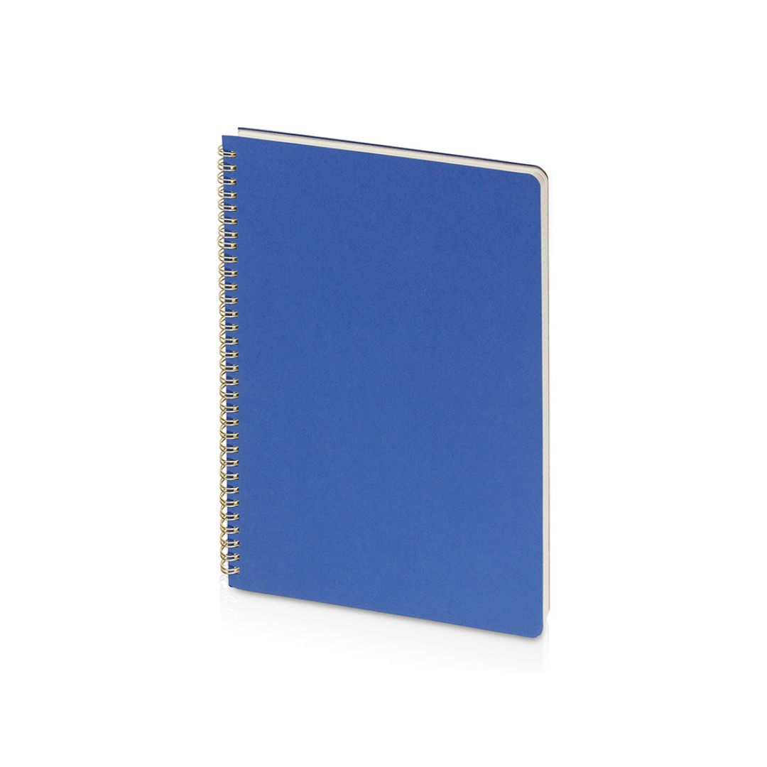 Бизнес тетрадь на гребне А4 "Pragmatic", 100 листов в клетку, синий