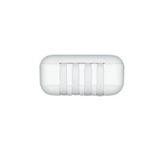 RIVACASE VA2220 (20000 мАч) внешний аккумулятор с дисплеем и встроенными кабелями, белый, 12/24