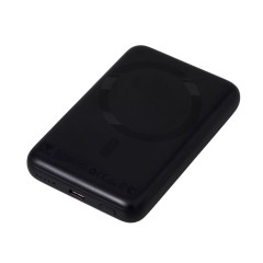 Магнитный внешний беспроводной аккумулятор «Polarix», QC/PD, 10000 мАч, черный