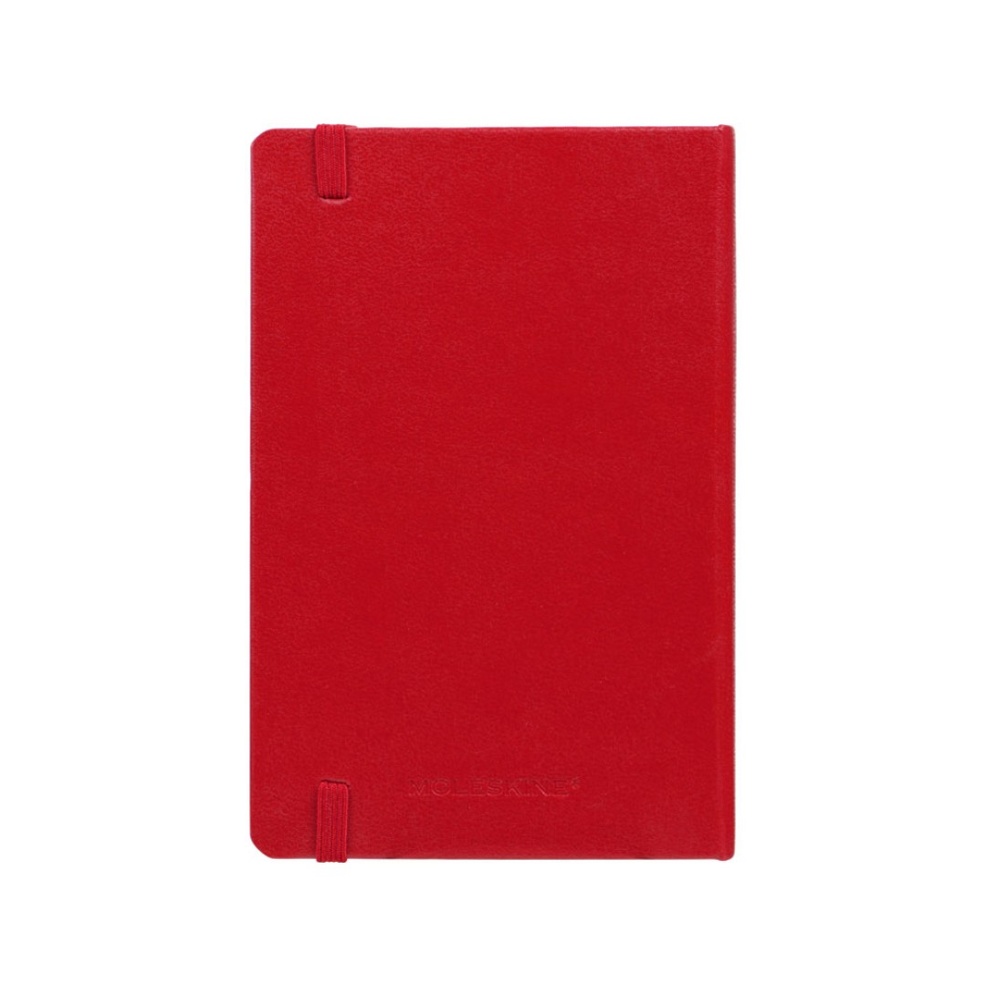 Ежедневник Moleskine Classic (2022), Pocket (9х14), красный, твердая обложка