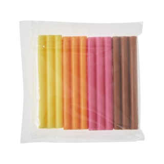 Набор Съедобный пластилин 4 кусочков (без ножа)