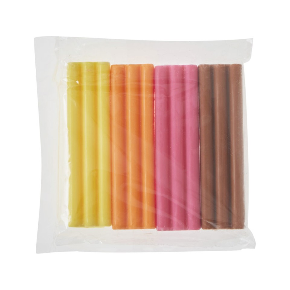 Набор Съедобный пластилин 4 кусочков (без ножа)