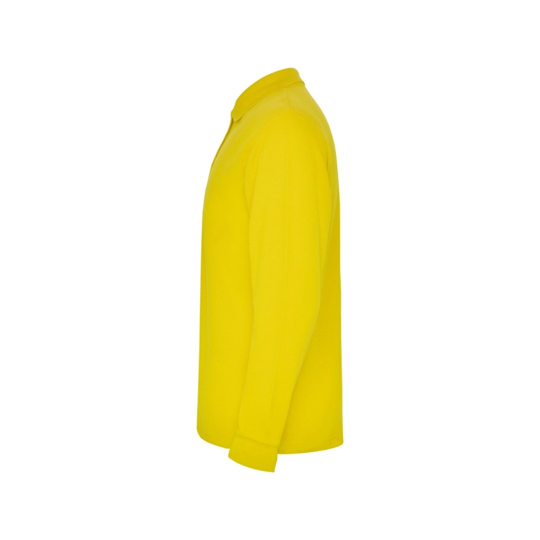 Рубашка поло "Estrella" мужская с длинным рукавом, желтый