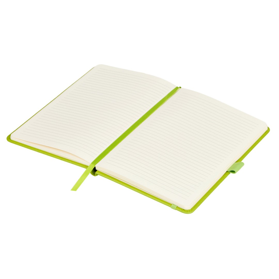 Блокнот "Softy 2.0", твердая обложка A5, 80 листов, зеленое яблоко