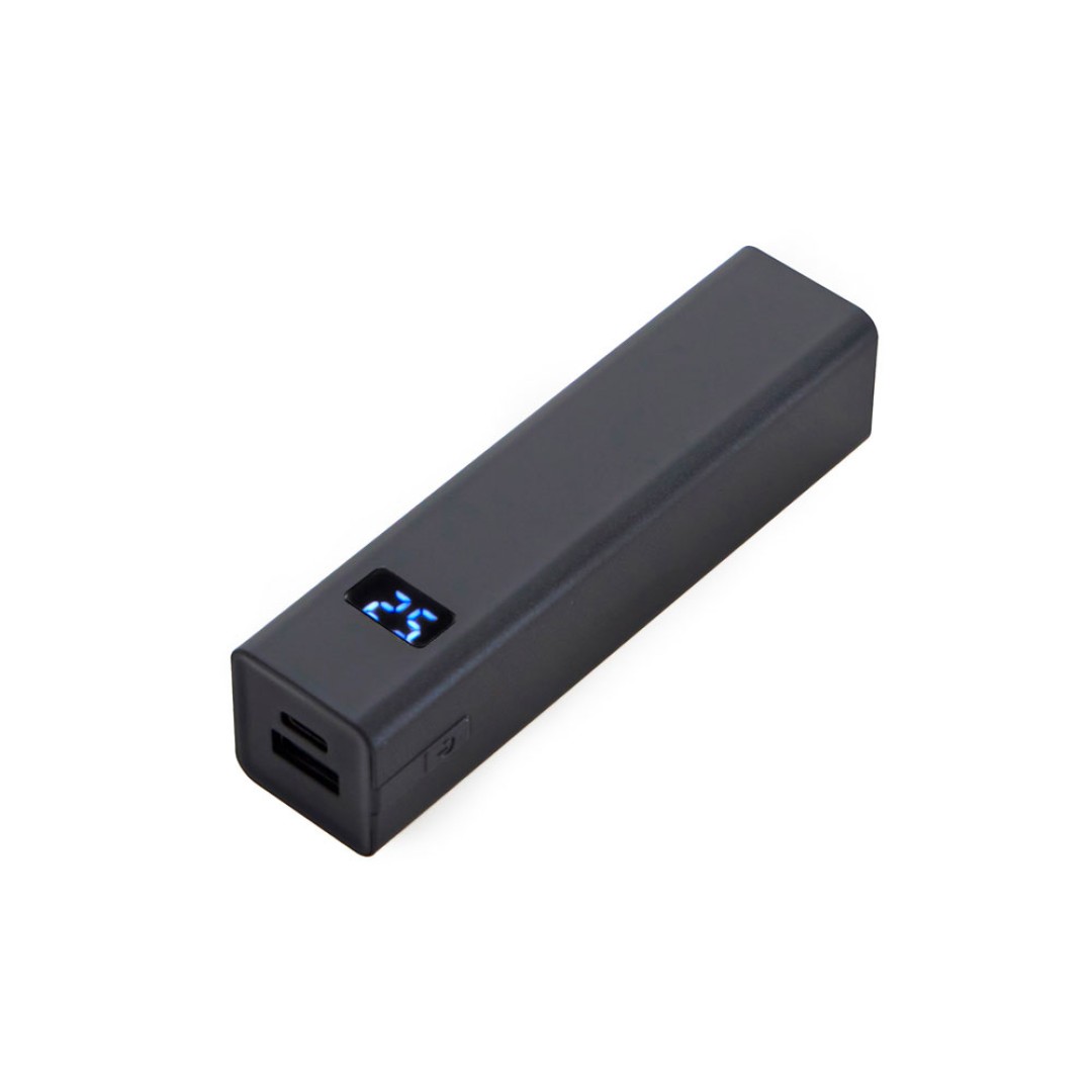 Внешний аккумулятор «Rail», 5000 mAh, черный