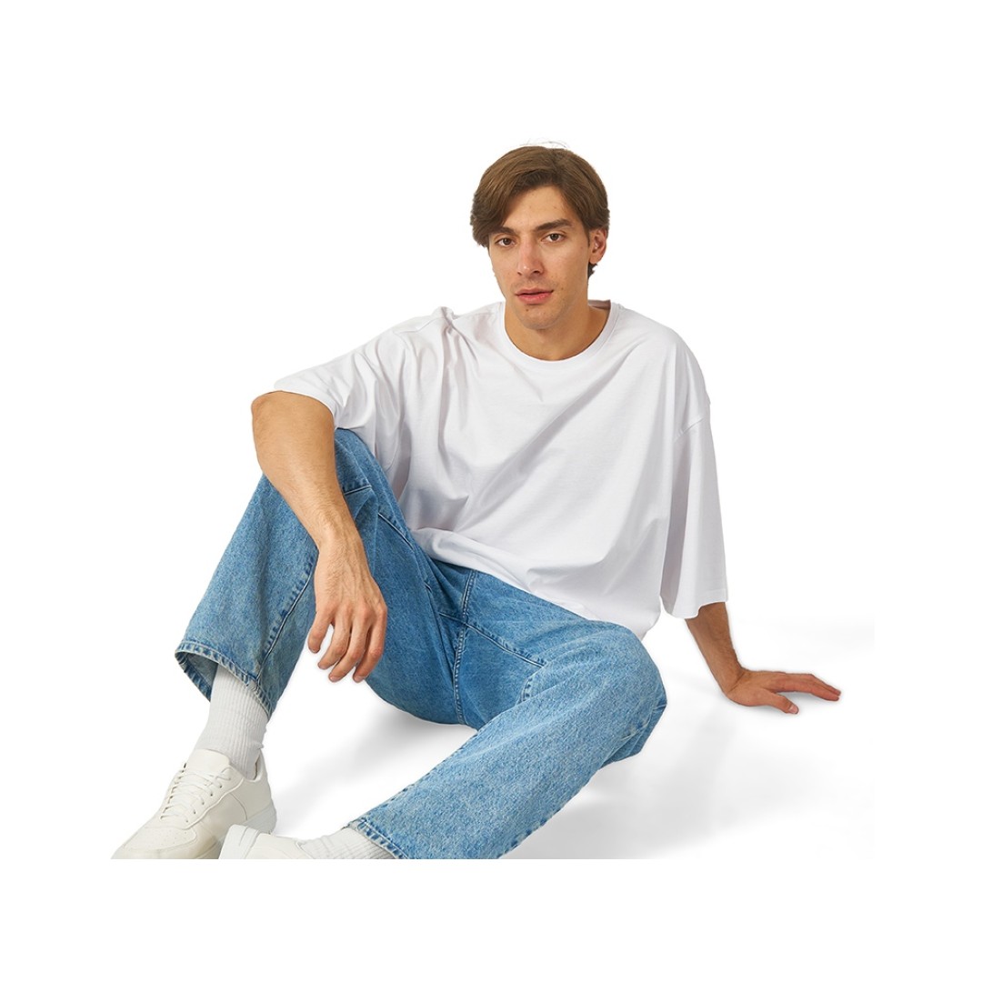 Футболка Berlin к/р оверсайз, 100% хлопок, 180гр, белый