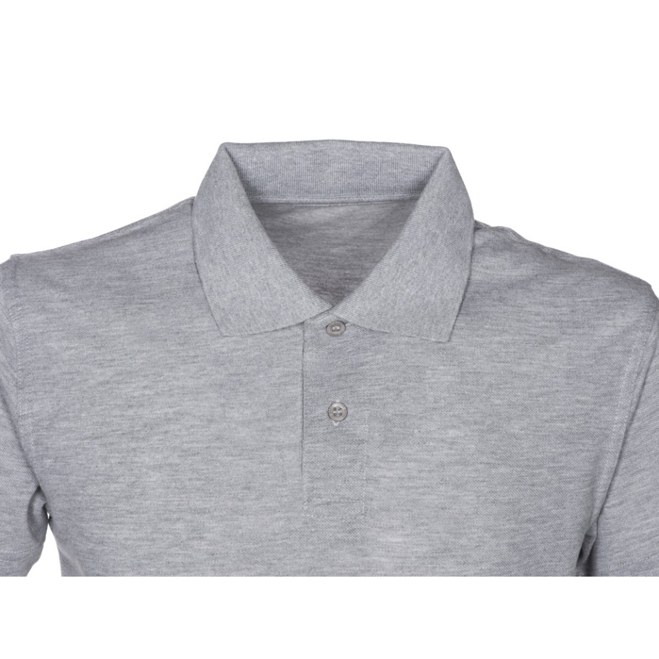 Рубашка поло "First 2.0" мужская, серый меланж