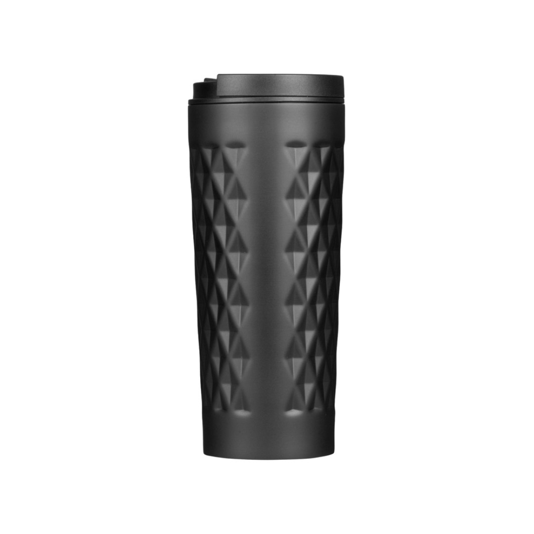 Герметичная вакуумная термокружка "Matrix",450 мл, черный