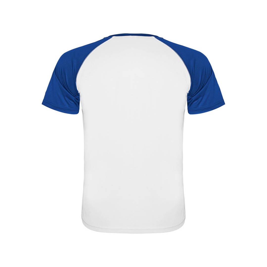 Спортивная футболка "Indianapolis" мужская, белый/королевский синий