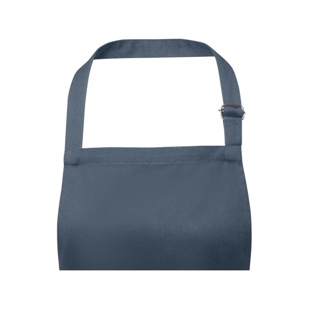 Фартук Andrea плотностью 240 г/м2 с регулируемой завязкой на шее - Hale Blue