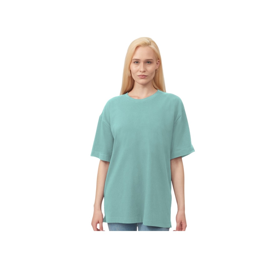 Футболка оверсайз «Vienna» унисекс , припылено-бирюзовый