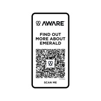 Emerald поло унисекс с коротким рукавом из переработанных материалов Aware™. - Белый