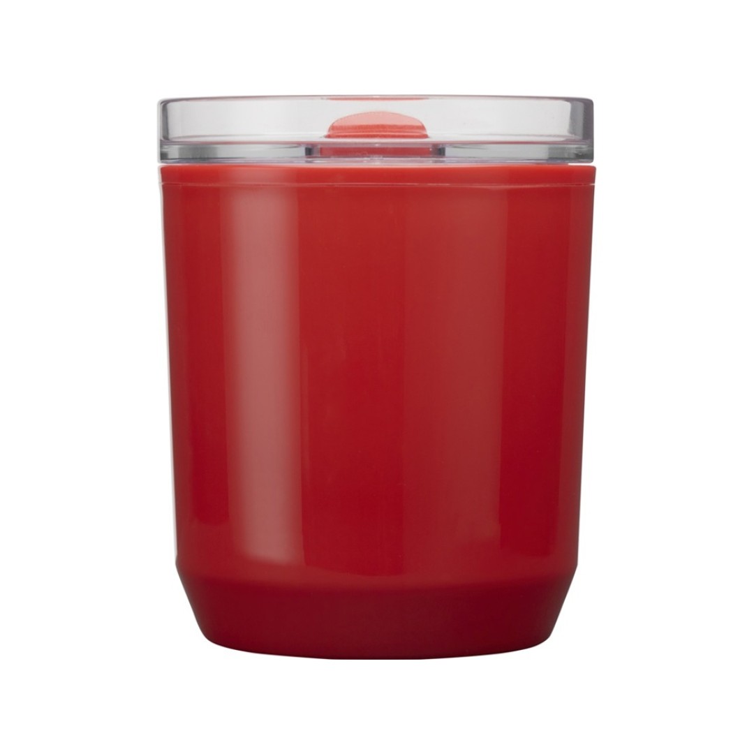 Hudson кружка из переработанного пластика с двойными стенками объемом 180 мл, красный
