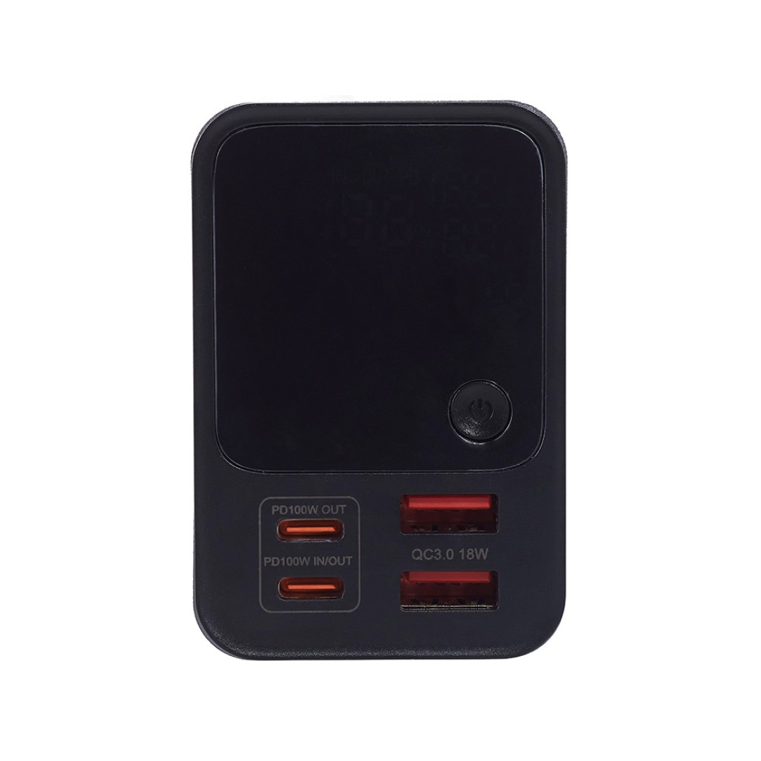 Внешний аккумулятор для ноутбуков «EpIQ», 100 Вт, 30000 mAh, темно-серый