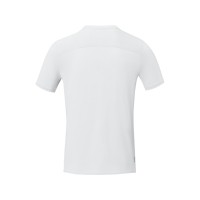 Borax Мужская футболка с короткими рукавами из переработанного полиэстера, сертифицированного согласно GRS - Белый