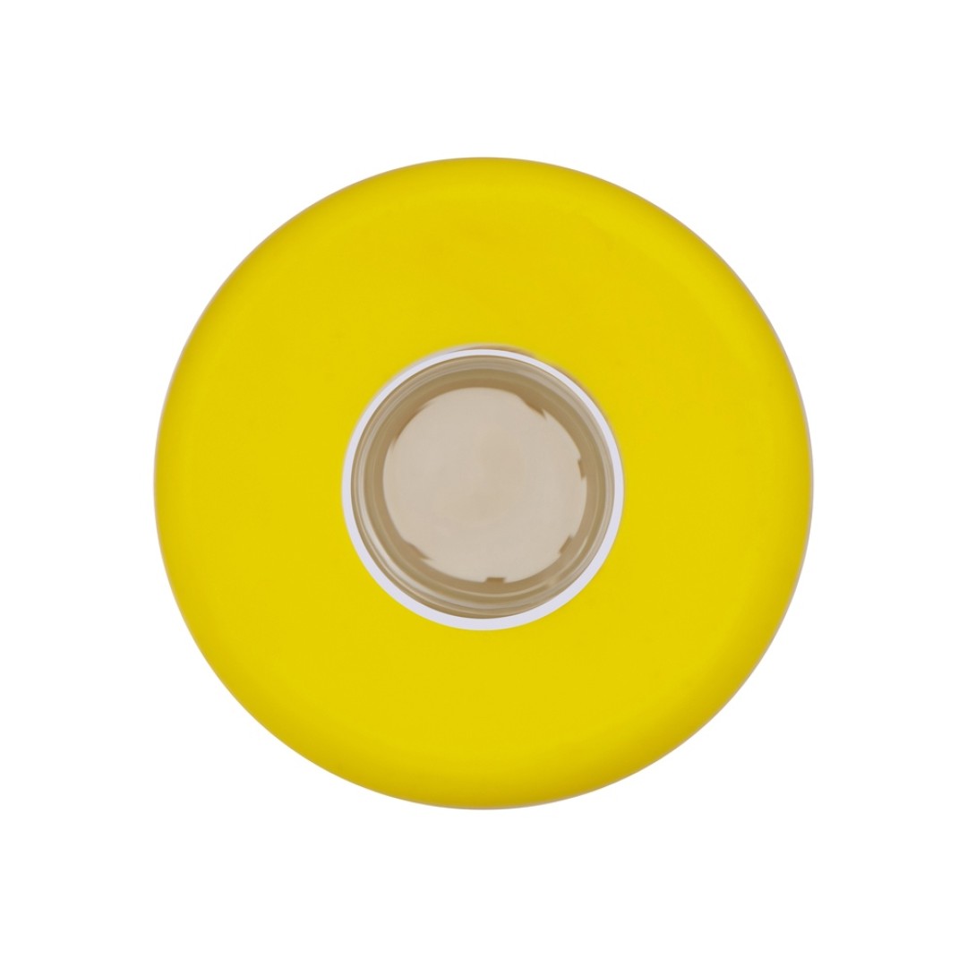 Бутылка для воды стеклянная "Refine", в чехле, 550 мл, желтый