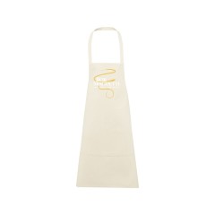 Khana Хлопковый фартук плотностью 280 г/м2, белый