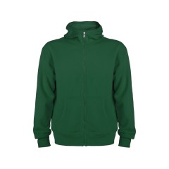 Толстовка на молнии "Montblanc" унисекс, бутылочный зеленый