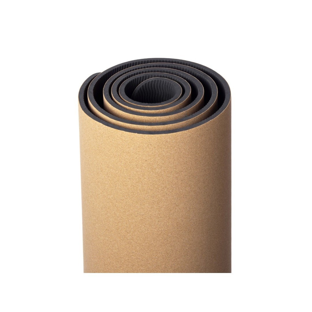 Пробковый коврик для йоги и фитнеса "Namaste"