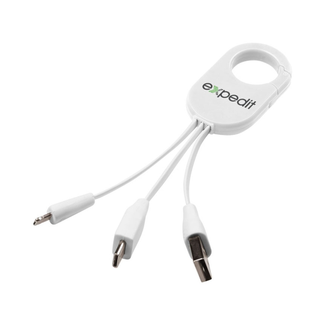 Кабель для зарядки «3-в-1», белый