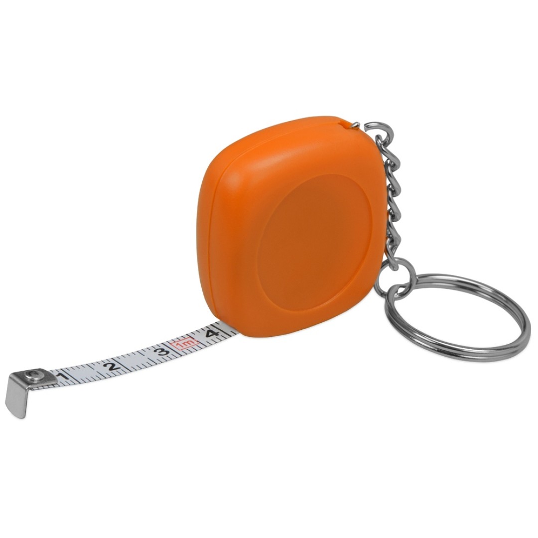 Брелок-рулетка 1м "Block", оранжевый